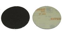 Γυαλόχαρτο Velcro στρογγυλό για μέταλλο 50τεμ.μαύρο χωρίς τρύπες 125mm Νο320