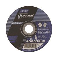 Δίσκος κοπής για inox-σιδηρου  25τεμ. Ίσιος VULCAN No125x1,6x22,3mm